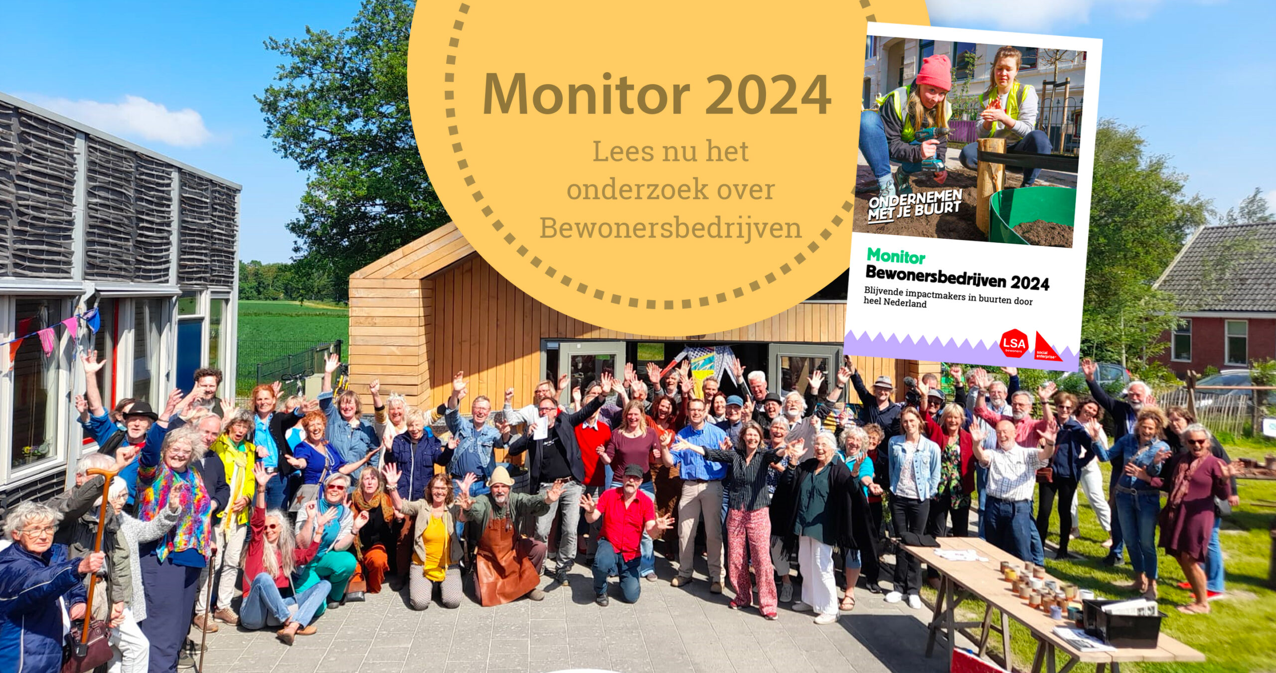 Monitor Bewonersbedrijven 2024: blijvende impactmakers in buurten door heel Nederland