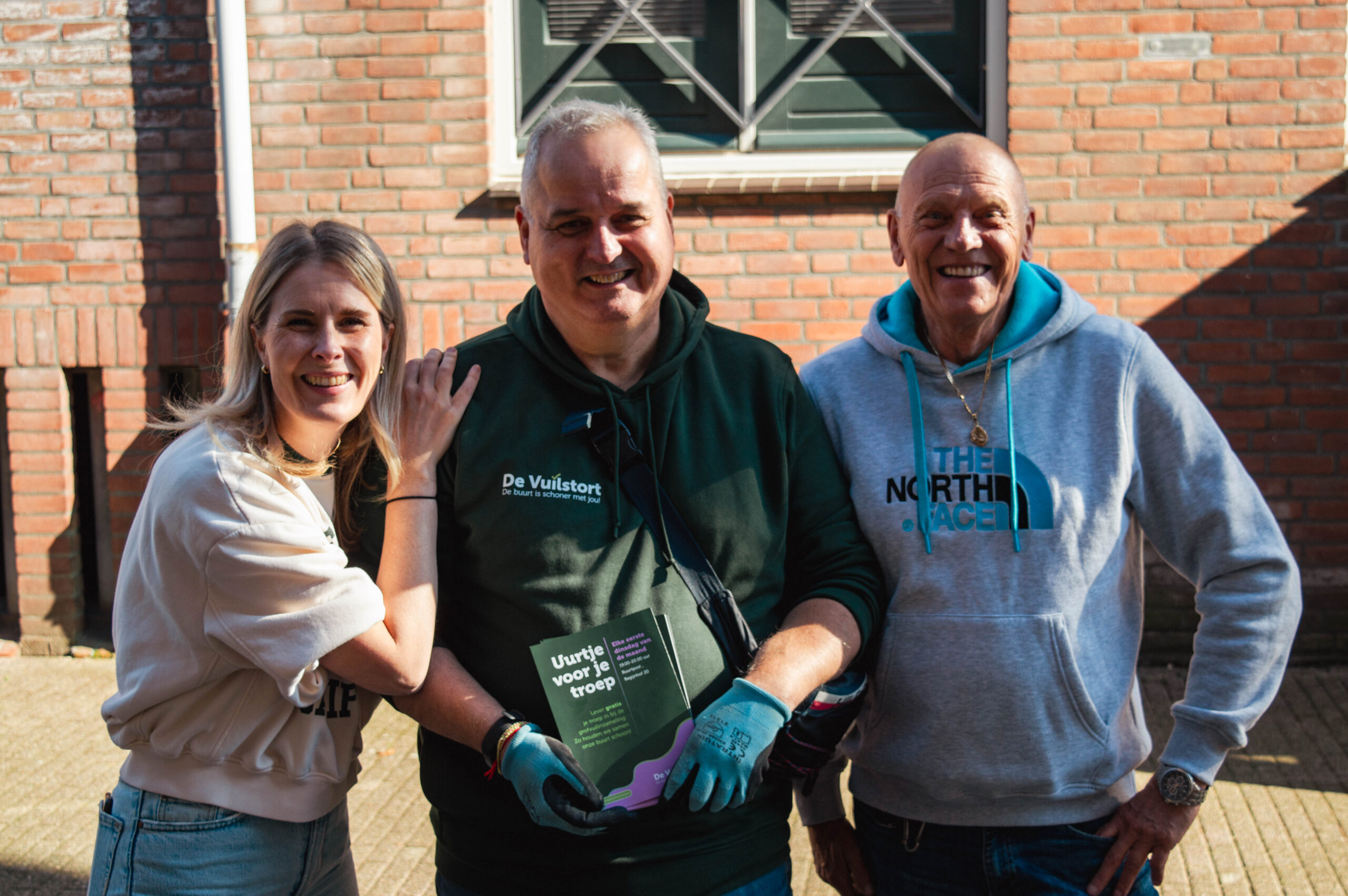 De Vuilstort zorgt voor een schone, groene en gezellige buurt!